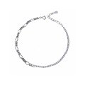 wholesale S925 Sterling Silver Maker Minimalist Geometric Zirconia Splice Bracelet Fashion Simple Unique Niche Design Hand Jewelry-0-4