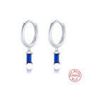 wholesale S925 Sterling Silver French Baguette Earrings with Zirconia,。-0-11