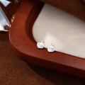 wholesale 925 Sterling Silver Mini Apple Stud Earrings, New Trendy Small Design For Students, Ear Piercing Jewelry-0-2