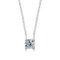 S925 Sterling Silver Moissanite Bull Head Necklace, Hypoallergenic and Tarnish-Resistant-0-3