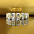 wholesale Metal material, new jewelry wish Amazon best-selling rectangular engraved 3*5mm ringring loop-0-0
