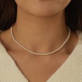 wholesale S925 Sterling Silver French Viral Women's Fashion Versatile High-End Shell Pearl Chain Elegant and Sophisticated Necklace-0-0