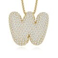 wholesale 925 Silver Gold-Plated Letter Pendant Choker Necklace, Hyped Women's Accessory, Best Seller in Europe and America, Non-Tarnish-0-27