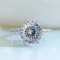 wholesale 925 Silver 5-Carat Firework Cut Aurora Six-Prong Ring for Women, Zhuozhifan Jewelry New Design-0-0