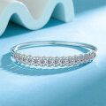 S925 Silver Full Diamond Moissanite Bracelet, Small-Batch Design Buckle, Direct Factory Export-0-0