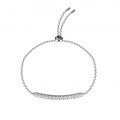 Sterling Silver Moissanite Row Bracelet for Women Live Factory Direct-0-3