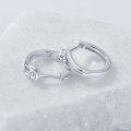Sterling Silver French Luxury Hollow-Out Drop Pear-Cut Moissanite Earrings-0-0