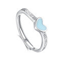 wholesale S925 Sterling Silver Original Design High-end Couple Rings Adjustable Plain Band Rings Valentine's Day Gift-0-162