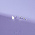 wholesale 925 Sterling Silver Butterfly Stud Earrings For Women-0-3