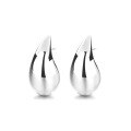 wholesale S925 Sterling Silver Korean Minimalist Waterdrop Design Stud Earrings, Small and Unique, Stylish and Versatile Earrings for Women-0-5