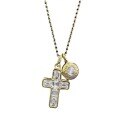wholesale S925 Silver European and American Style Cross Pendant Stretch Chain Necklace, Fashionable and Versatile for Commuting, Live Stream Edition-0-4
