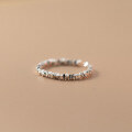 wholesale S925 Silver Korean-style Minimalist Crushed Silver Ring Summer Fresh and Elegant Women's Index Finger Ring R00569-0-4