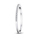 S925 Sterling Silver Square Zircon Ring, Cross-border Supply, Flashy & Minimalist Style-0-10