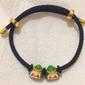 wholesale Metal material, cute rice dumpling baby for Dragon Boat Festival, creative internet-famous baked porcelain non-fading exquisite bracelet, freely matched, fashionable and unique-0-10