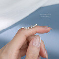 wholesale 925 Sterling Silver Zircon Star Stud Earrings For Women-0-1