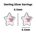 wholesale Metal: S925 Sterling Silver Cute Star Ear Studs For Women, High-end Sense, Sweet, Ins Style, Popular Luxury Sterling Silver Earrings, Adorable-0-19