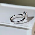 wholesale 925 Silver 15 Carat D Color Moissanite Engagement Ring for Women Wedding Gift-0-2