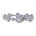 wholesale New 925 Silver 1-Carat Heart-Shaped Yellow Diamond Bracelet for Women, Fully Paved with Diamonds, Fashionable and Versatile-0-4