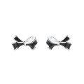 wholesale S925 Sterling Silver Sweet Style Internet-Famous Bow-Shaped Stud Earrings, Minimalist Design and Versatile Women's Earrings-0-5