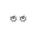 wholesale S925 Sterling Silver Cute And Small Sun Stud Earrings, Simple And Stylish Design, Popular Internet Celebrity Same Style New Earrings-0-0