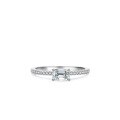 wholesale S925 Sterling Silver New Small Sugar Cube Square Full Diamond Ring for Women, Ins Style Minimalist Stackable Band-0-4