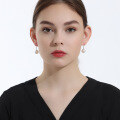 wholesale S925 Sterling Silver New Fashionable and Popular Shell Pearl Synthetic Pearl Earrings Korean Elegant Ear Hook Women's Earrings Wholesale-0-3