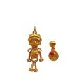 wholesale Gold-Plated 925 Ancient Silver Machine-Made Dull Dangle Pendant Butterfly Fortune Charms Drop Beads for DIY Crystal Bracelet Accessories-0-4