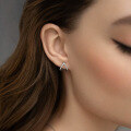 wholesale 925 Sterling Silver Hollow Heart Earrings with Micro-Inlaid Zircon, Ins Light Luxury High-End Sensibility-0-2