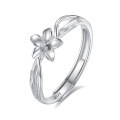wholesale S925 Sterling Silver Original Design High-end Couple Rings Adjustable Plain Band Rings Valentine's Day Gift-0-144