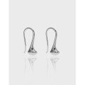 wholesale S925 Sterling Silver YHE3099 Korean Version Ins Small and Unique Design Minimalist Versatile Rupert's Teardrop Earrings for Women-0-0