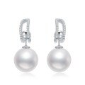 wholesale S925 Sterling Silver Pearl Multi-Way Earrings, Fashionable and Exquisite Versatile Accessories for Daily Wear and Gift Giving-0-4