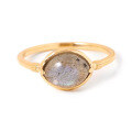 wholesale 925 Silver Gold-Plated Natural Labradorite Vintage Women's Ring, Duli Autumn Winter New Japanese Light Jewelry-0-0