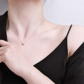 S925 Sterling Silver Moissanite Bull Head Necklace, Hypoallergenic and Tarnish-Resistant-0-2