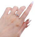 wholesale S925 Silver Jewelry, Small Solitaire High Carbon Diamond Simple and Fashion Ring for Women Live Streaming Wholesale-0-4