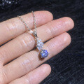 S925 Silver Moissanite Mini Pearl Necklace, Wholesale Luxury Style-0-1