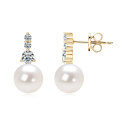 Sterling Silver Pearl Earrings for Women, Fashionable and Elegant Wholesale Design-0-3