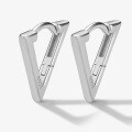wholesale 925 Silver Jingxu Triangular Personality Ear Clasp Versatile Women's Aloof Advanced Sense Geometric Earrings European and American-0-6