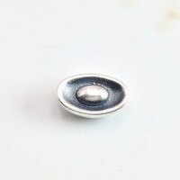 wholesale 925 Sterling Silver Retro Chinese Style Wealth-Attracting Small Ingot Bracelet Beads DIY Handmade Braided Cord Spacer Jewelry Accessories Wholesale-Single antique Yuanbao (without rope)