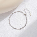 wholesale S925 silver fashion double-layer starry sky bracelet, trendy and stylish women's hand chain-0-3