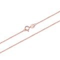 wholesale 18K Yellow Gold, 14K White Gold, 9K Rose Gold Flash O-Link Cross Truck Pattern Chain Bone Necklace Available in Various Sizes and Lengths-0-3