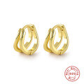 wholesale S925 Sterling Silver Double Layer Wave Minimalist Smooth Ear Cuffs, Trending Overseas Hot Seller-0-0