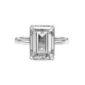 wholesale S925 Sterling Silver Rectangular Beveled Flat Cut 10*14 High Carbon Diamond 10 Carat Elegant Women's Wish Best Seller-0-5