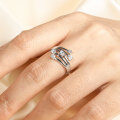 Metal Material Hot-Selling Blooming Firework Ring Luxury Fashion Design Ladies Wholesale-0-0