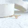 wholesale S925 silver gold-plated micro-pave zirconia Japanese sweet bow twisted ring for women-0-3