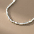 wholesale 990 Sterling Silver Fresh and Sweet Ins Style Niche Design Exquisite Faceted Bead Coiled Bracelet S7970-0-4
