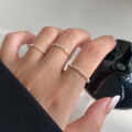 wholesale S925 Sterling Silver Fresh and Sweet Ins Style Niche Design Lace Cross Ring R02254-0-1