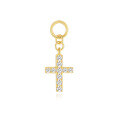 wholesale S925 Sterling Silver Rhinestone Cross Charm Drop Earrings, Versatile Accessories For Women-0-0
