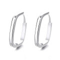 wholesale S925 Sterling Silver Minimalist Geometric Square Stud Earrings, Fresh and Sweet Korean-style Versatile Women's Earrings-0-4