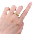 wholesale S925 Sterling Silver Zhuo Zhifan Jewelry New Wide and Narrow Brushed Ring, TikTok Live Hot Seller, Versatile Style-0-4
