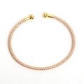 wholesale Open bracelet C-shaped beaded rope plain woven bracelet with sand gold accessories, women's red rope for zodiac year-0-8